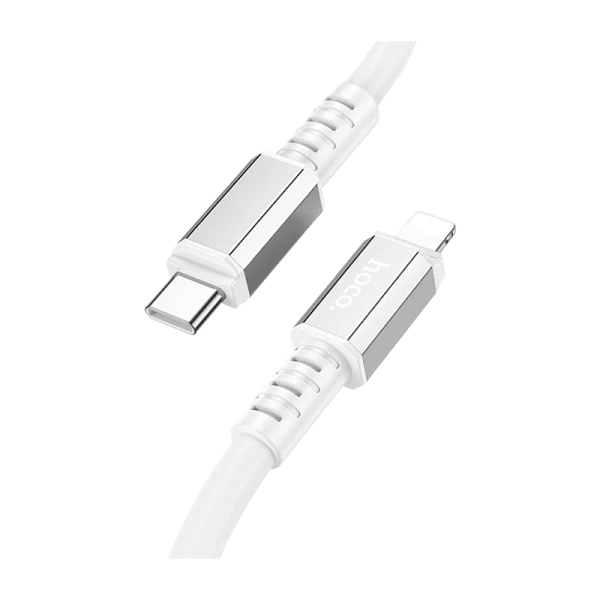 Кабель HOCO X85 Lightning (m)-Type-C (m) 1.0м 20W TPE белый (1/35/350)