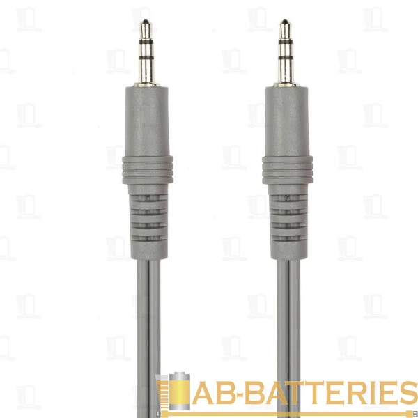 Кабель AUX Smartbuy KA-333 Jack 3.5mm (m)-Jack 3.5mm (m) 3.0м силикон серый (1/50)