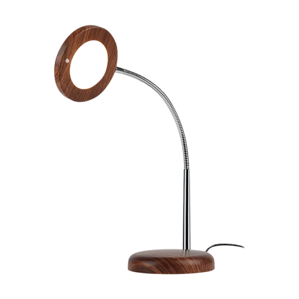 Светильник настольный ЭРА NLED-436 8W 220V IP20 на основании коричневый (1/8)