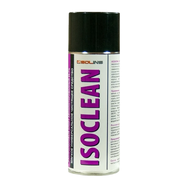 Изопропанол аэрозоль Solins ISOCLEAN 400мл