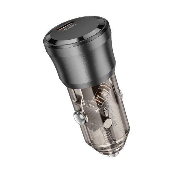 Автомобильное З/У Borofone BZ24 1USB 20W QC3.0 черный (1/98/392)