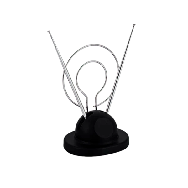 ТВ-Антенна комнатная Вектор малое кольцо AR-018-019 пассивная с питанием DVB-T/T2 (1/50)