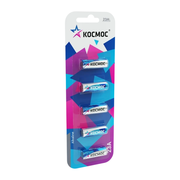 *Батарейка Космос LR23/A23/MN21 BL5 Alkaline 12V (5/60/480) 