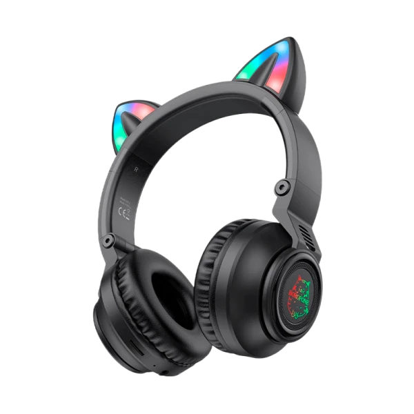 Наушники полноразмерные Borofone BO18 bluetooth 5.0 с микр. черный (1/36)