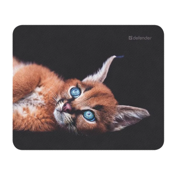Коврик для мыши Defender Wild Animals 220x180x2мм ассорти (1/20/200)