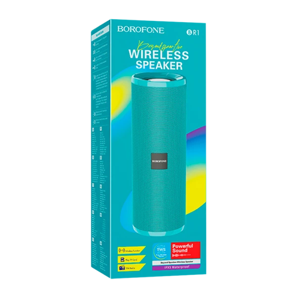 Портативная колонка Borofone BR1 bluetooth 5.0 голубой (1/60)