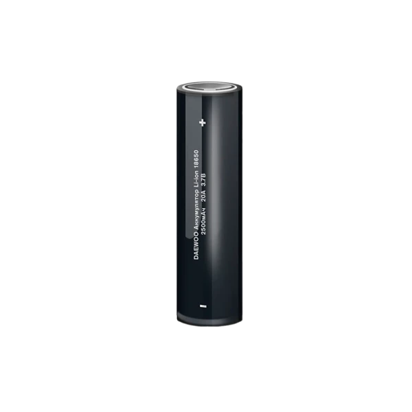 Аккумулятор Li-ion Daewoo 18650 bulk 2500mAh без защиты (1/24/384)