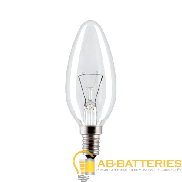 Лампа накаливания Без бренда E12 7W 220-240V свеча DP-704 прозрачная