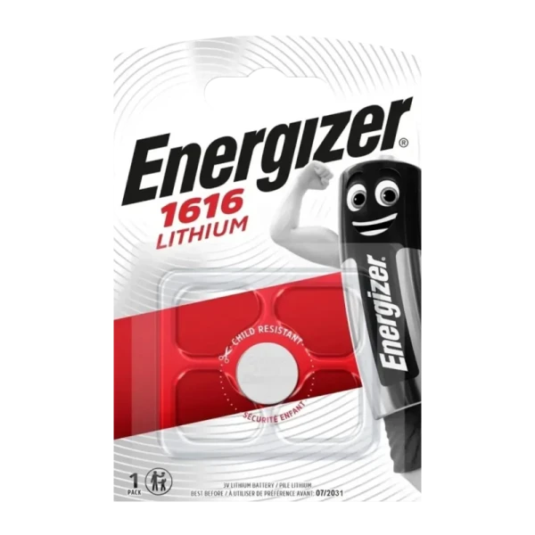 Батарейка Energizer CR1616 BL1 Lithium 3V (1/10/140)