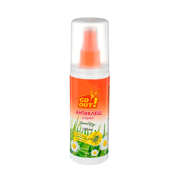Спрей Go Out 100мл от клещей (1/24/144)