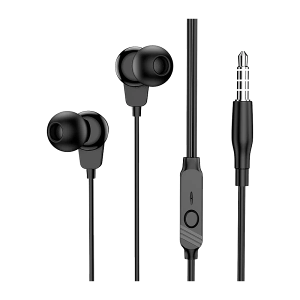 Наушники внутриканальные Borofone BM64 с микр. черный (1/420)
