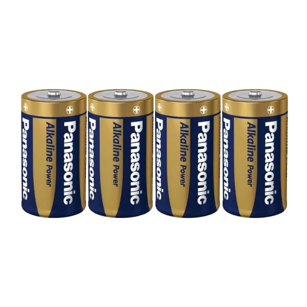 Батарейка Panasonic Alkaline power LR20 D Shrink 4 1.5V (4/24/120)