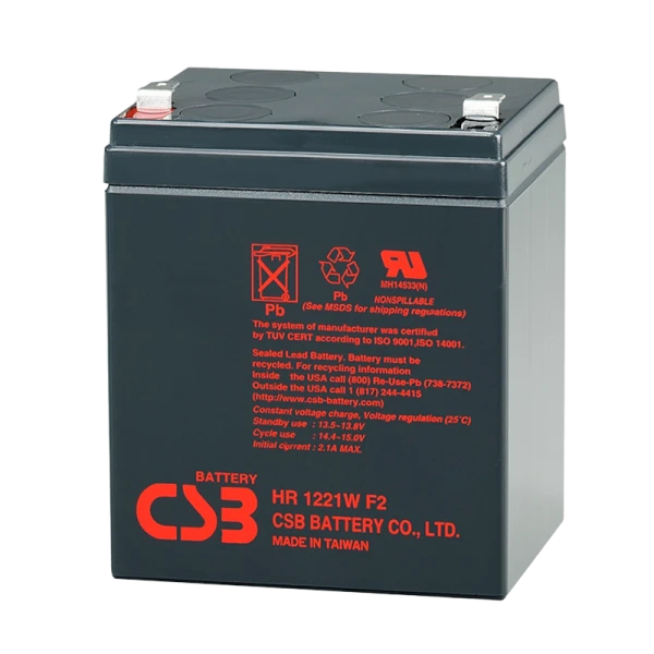 Аккумулятор свинцово-кислотный WBR HR1221W F2 12V 21Ah