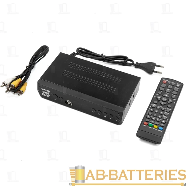 Приставка для цифрового ТВ OTAU M13 DVB-T/T2 металл черный (1/60)