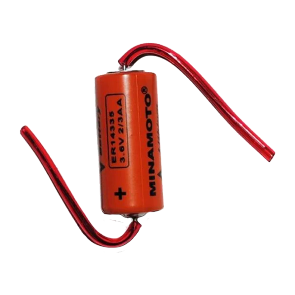 Батарейка Minamoto 14335 2/3AA Shrink 1 Li-SOCl2 3.6V 1650mAh с выводами (1/100)