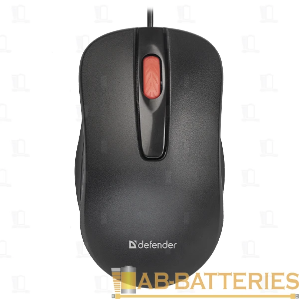 Мышь проводная Defender MM-756 Point классическая USB черный (1/40)