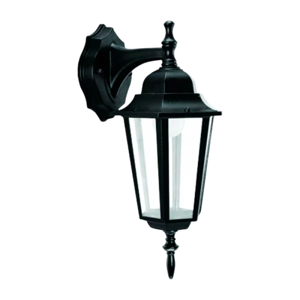 Светильник садово-парковый Camelion 4102 60W 230V E27 IP44 настенный черный (1/10)