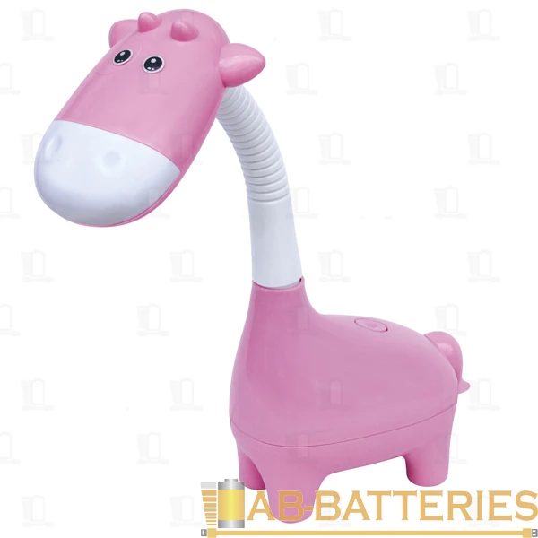 Светильник настольный Camelion KD-857 "Коровка" 5W 230V IP20 на основании розовый (1/12)