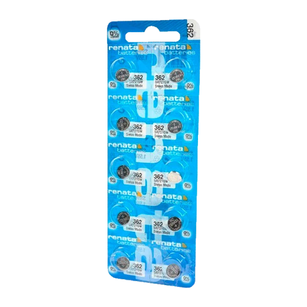 Батарейка Renata 362 (SR721SW) BL10 Silver Oxide 1.55V (10/100)