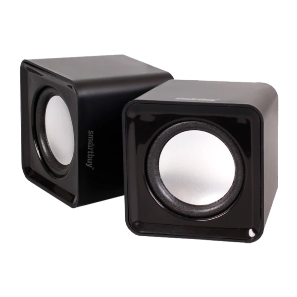 Колонки 2.0 Smartbuy MINI 4W USB+Jack 3.5мм черный (1/80)