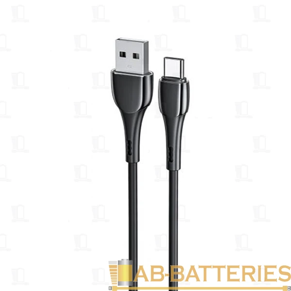 Кабель HOCO X49 USB (m)-Type-C (m) 1.0м 3.0A силикон черный (1/31/310)