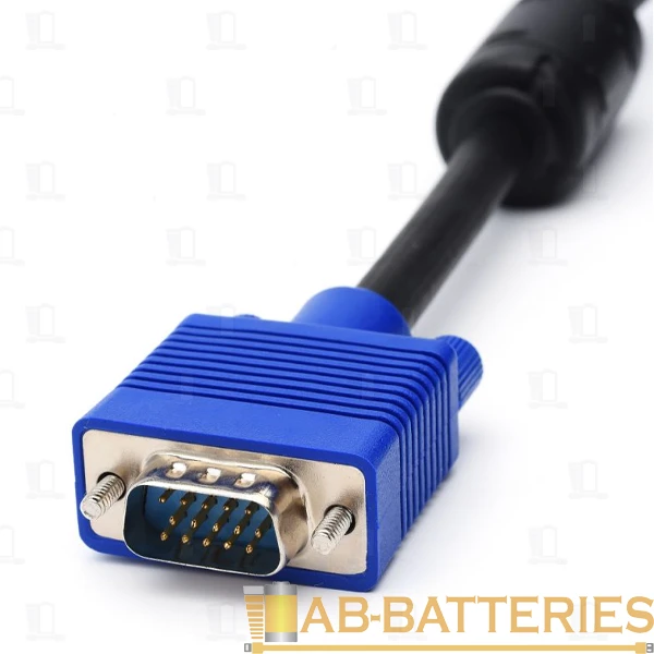 Кабель Atcom AT5261 VGA (m)-VGA (m) 1.8м ПВХ стаб.напр. Full HD 1080p синий (1/80)