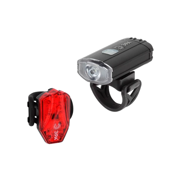 Фонарь велосипедный ЭРА VA-801 6W LED от аккумулятора IP40 2 в 1 черный (1/12/48)