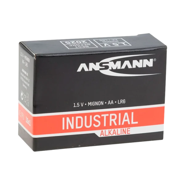 Батарейка ANSMANN Industrial Alkaline LR6 в коробке 10 шт