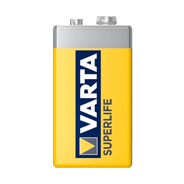 Батарейка Varta SUPERLIFE Крона 6F22 Shrink 1 Heavy Duty 9V (2022) (1/12/216)