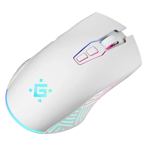 Беспроводная игровая мышь Pandora GM-502 белая,7кнопок,3200dpi,500мАч DEFENDER