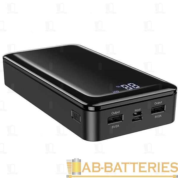 Внешний аккумулятор Borofone BJ8 30000mAh 2.0A 2USB/Type-C черный (1/21)