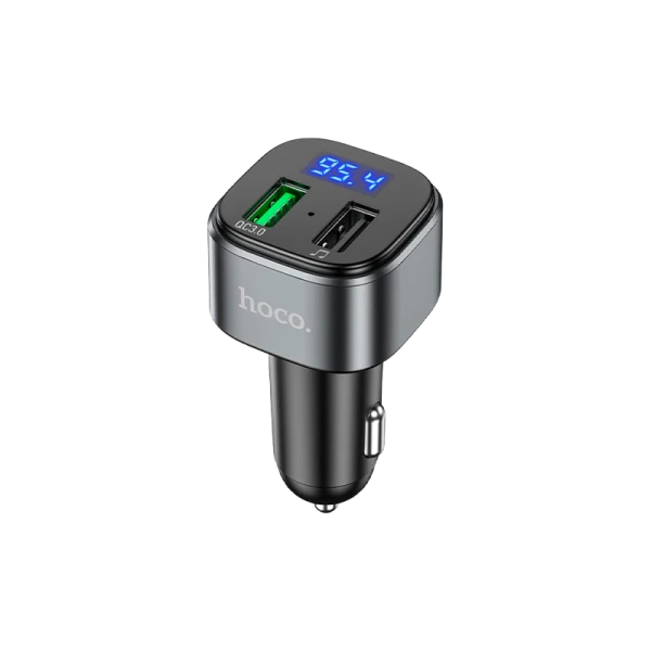 Автомобильное З/У HOCO E67 2USB QC3.0 черный (1/120)