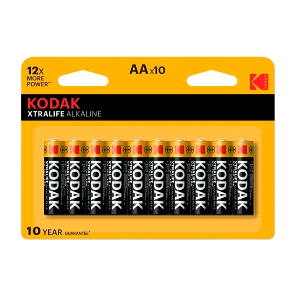 Батарейка Kodak XTRALIFE LR6 AA BL8+2 Alkaline 1.5V (10/120/480/19200)