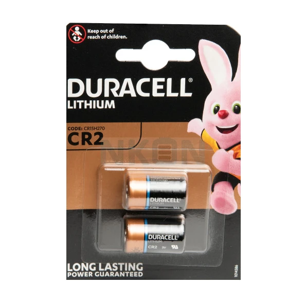 Батарейка Duracell CR2 BL2 Lithium 3V (2/20/100)