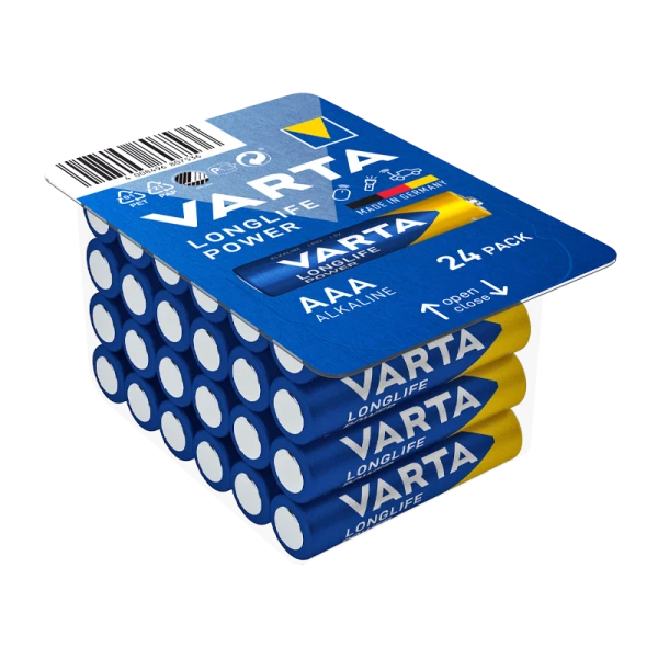 Батарейка Varta LONGLIFE POWER (HIGH ENERGY) LR03 AAA BOX24 Alkaline 1.5V (4903) (24/288)
