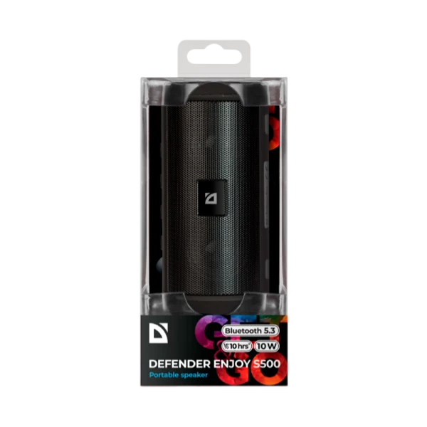 Портативная колонка Defender S500 Enjoy bluetooth 5.0 microSD черный (1/20)