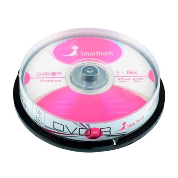 Диск DVD-R SmartTrack 4.7GB 16x 10шт. cake box (10/200)