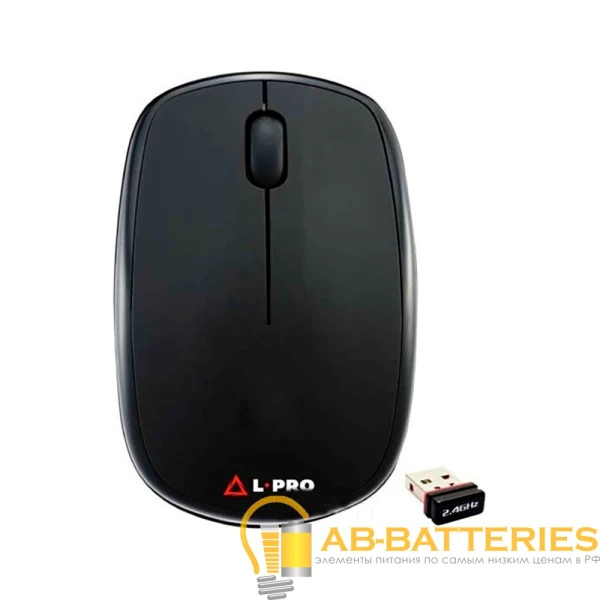Мышь беспроводная L-PRO 313 классическая USB черный (1/40)