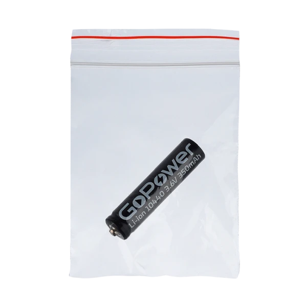Аккумулятор Li-ion GoPower 10440 PC1 3.7V 350mAh без выводов
