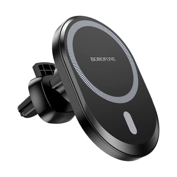 Держатель автомобильный Borofone BH71 в воздуховод магнит черный (1/27/108)