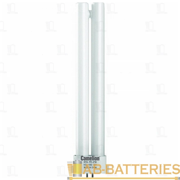 Лампа люминесцентная Camelion T4 GY10Q 27W 6400К U-образная (1/10/100)