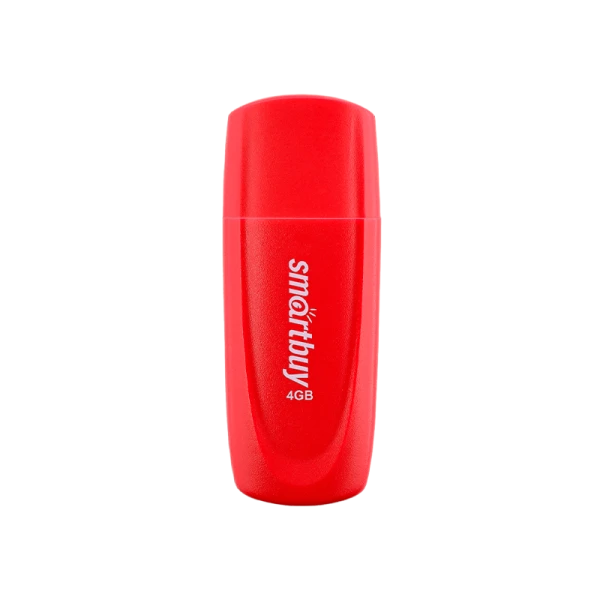 Флеш-накопитель Smartbuy Scout 4GB USB2.0 пластик красный