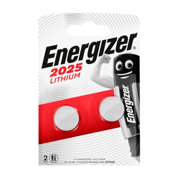 Батарейка Energizer CR2025 BL2 Lithium 3V (2/20/280)