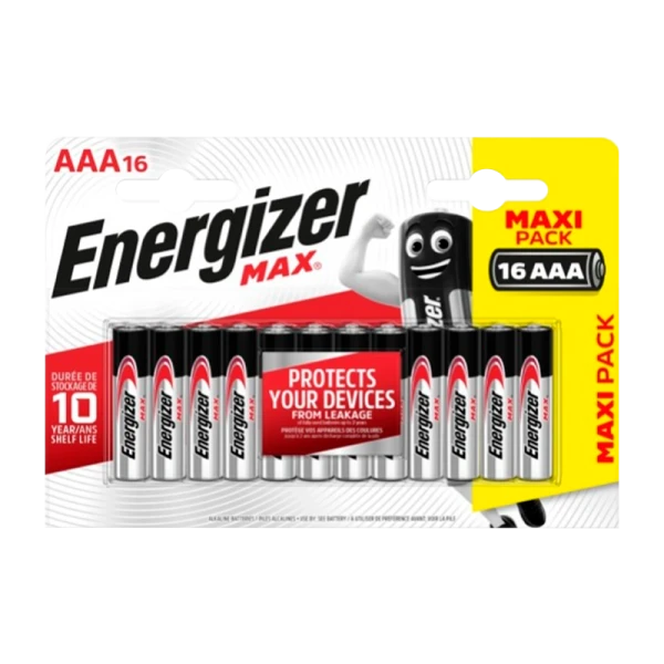 Батарейка Energizer MAX LR03 AAA BL16 Alkaline 1.5V (16/96)