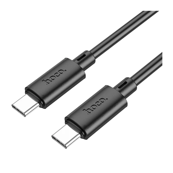 Кабель HOCO X88 Type-C (m)-Type-C (m) 1.0м 60W ПВХ черный (1/420)