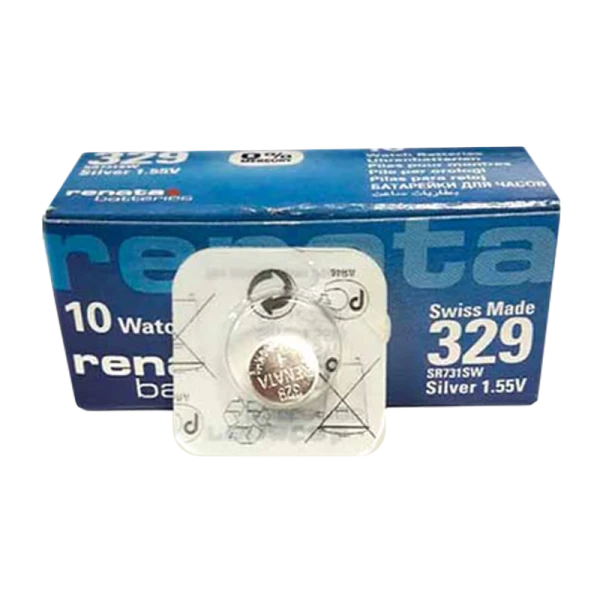 Батарейка Renata 329 (SR731SW) Silver Oxide 1.55V (1/10/100)