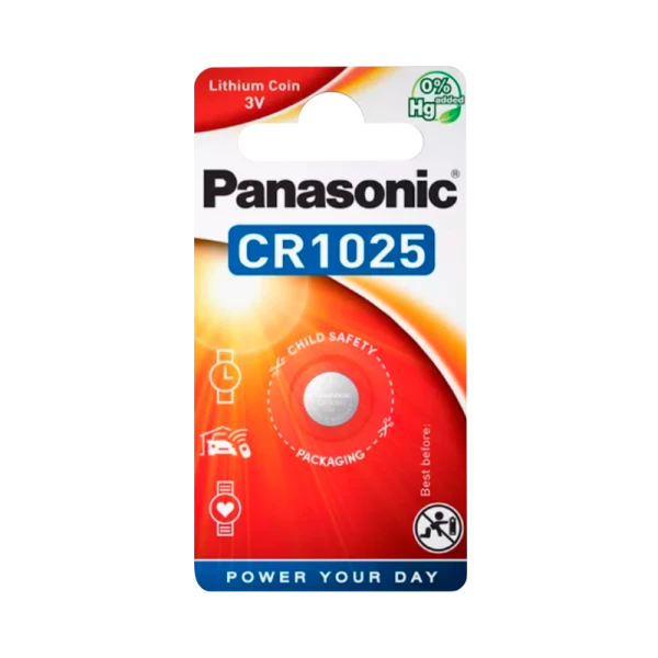 Батарейка Panasonic Power Cells CR1025 BL1 Lithium 3V (1/12)