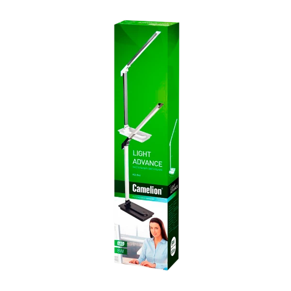 Светильник настольный Camelion KD-846 8W 230V IP20 на основании сенс. 3 ур.ярк.+3цв. белый