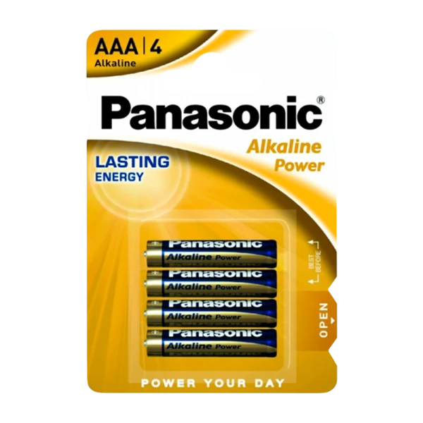 Батарейка Panasonic Power LR03 AAA BL4 Alkaline 1.5V (4/48/240)