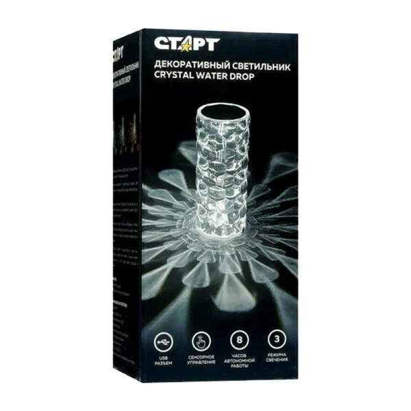Светильник Старт Crystal Water Drop 2W с сенсорным диммированием (1/20)
